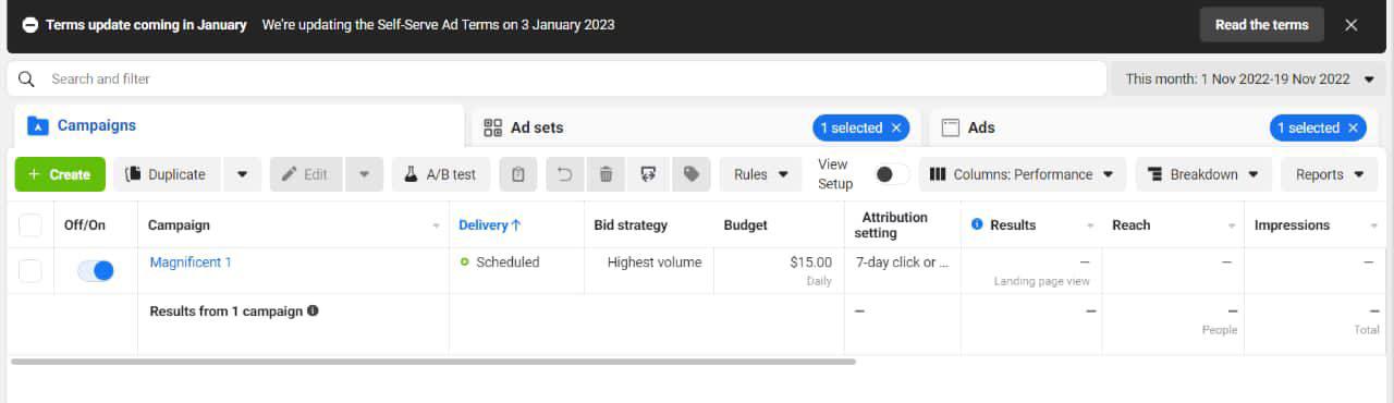 Facebook Marketing Example 2