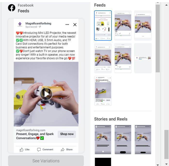 Facebook Marketing Example 4