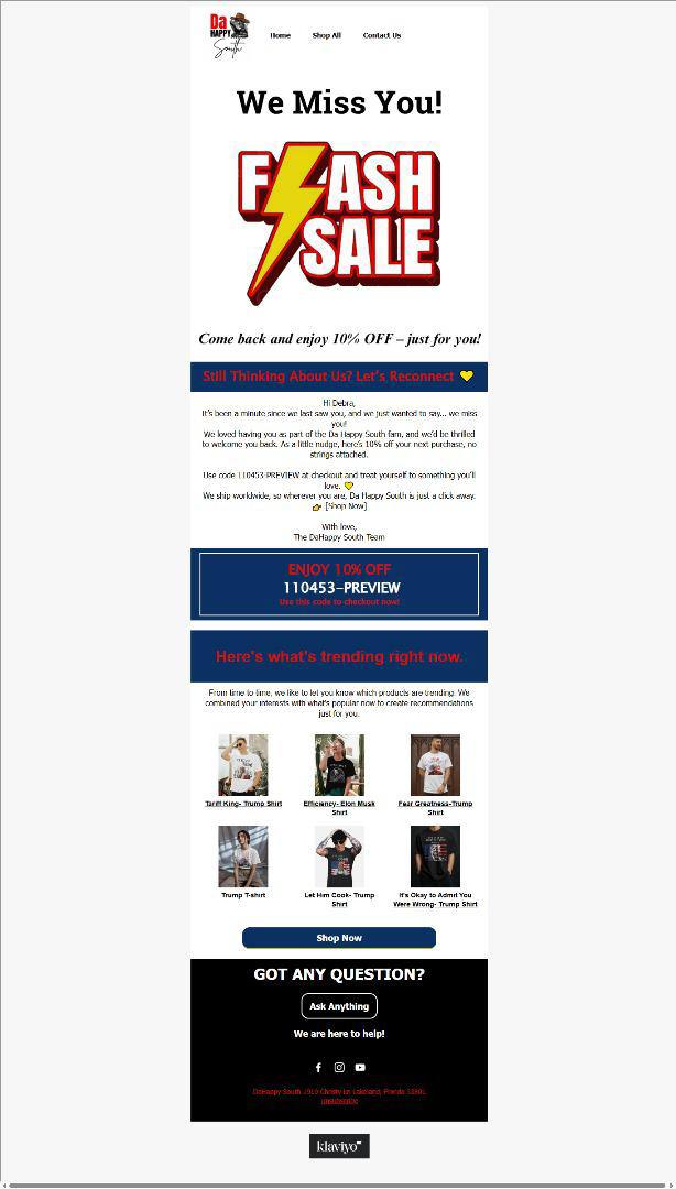 Klaviyo Flow Example 2