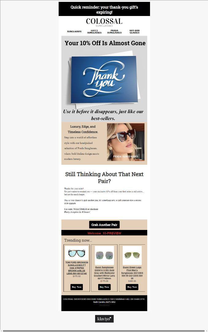 Klaviyo Flow Example 6