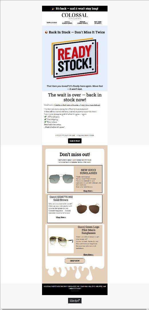 Klaviyo Flow Example 7