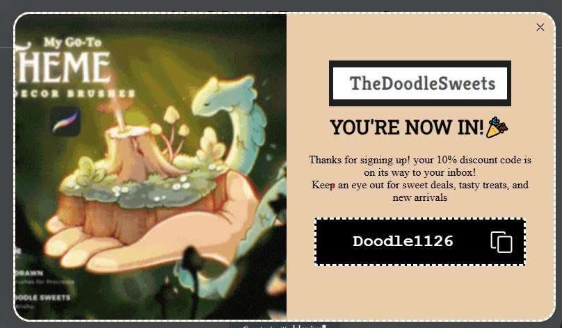 Pop Up Form Example 3